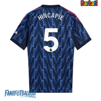 Arsenal Piero Hincapie #5 Tricou Fotbal Replică 2025-26 Barbati Deplasare